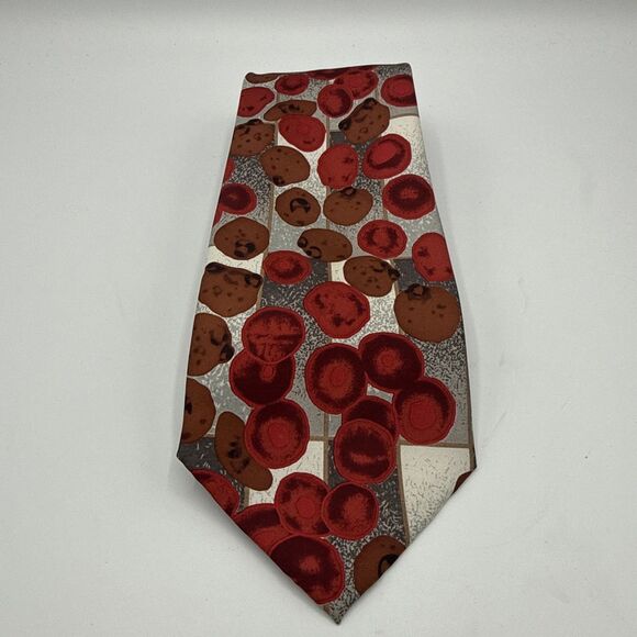 Vintage Men's Infectious Awareables Malaria 100% Silk Tie Doctor Disease - Picture 1 of 5